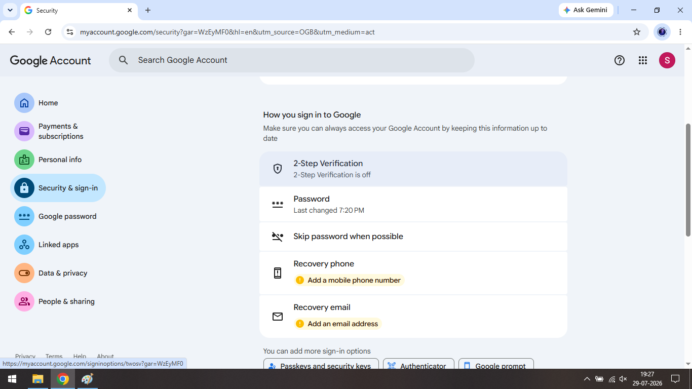 2-Step Verification | Parag Achaliya 3