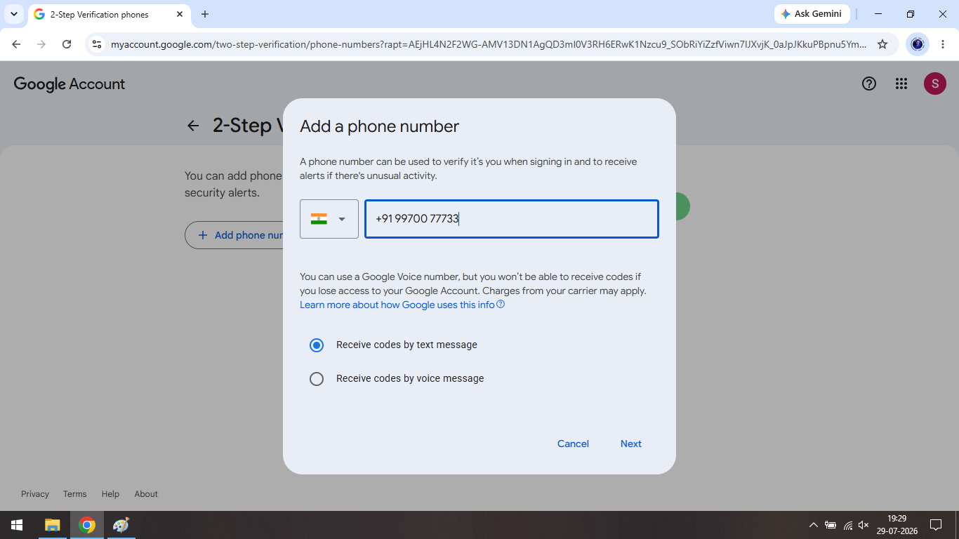 2-Step Verification | Parag Achaliya 6