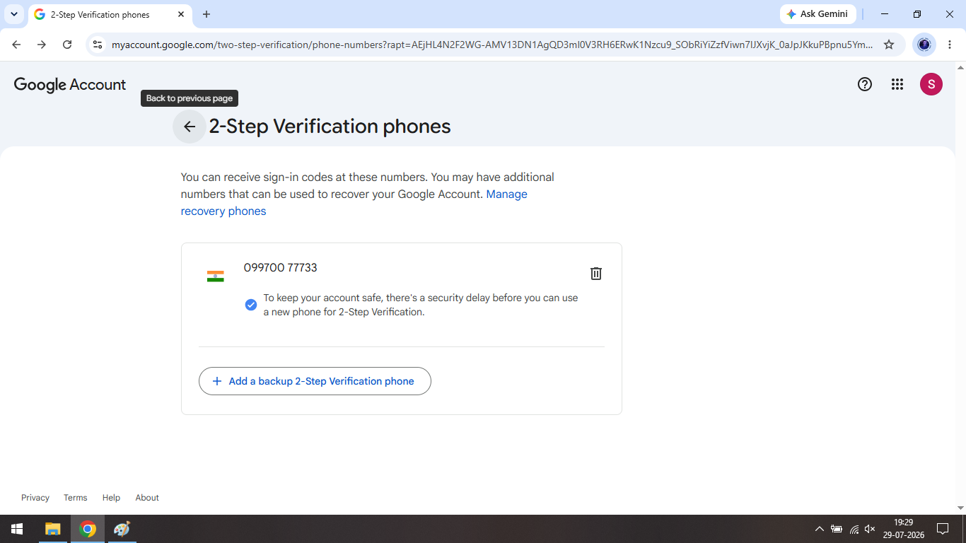 2-Step Verification | Parag Achaliya 7
