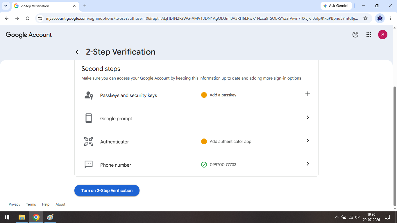 2-Step Verification | Parag Achaliya 8
