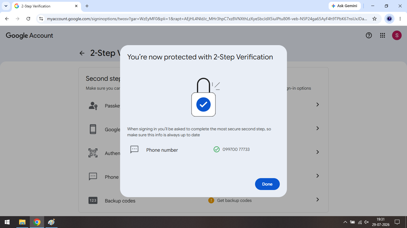 2-Step Verification | Parag Achaliya 9